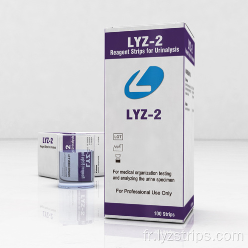 Bandelette de test de cétone de glucose urinaire LYZ OEM URS-2K